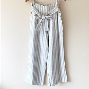 Madewell Tie-Waist Huston Pull-On Crop Pants